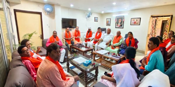 भाजपा की जिला कोर कमेटी की बैठक में प्रशिक्षण महाअभियान की तैयारी पर चर्चा