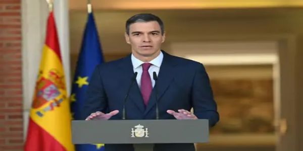 स्पेन के प्रधानमंत्री पेड्रो सांचेज स्पेन के प्रधानमंत्री पेड्रो सांचेज