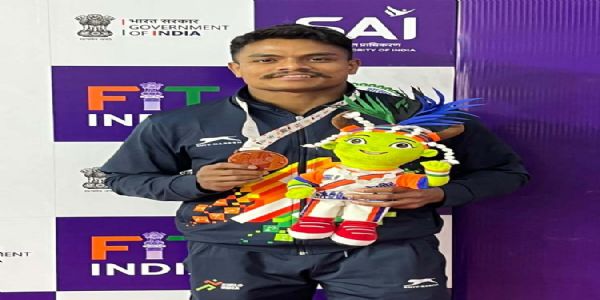 अंजित कुमार मुंडा ने 67 किलोग्राम भार वर्ग की कुश्ती स्पर्धा