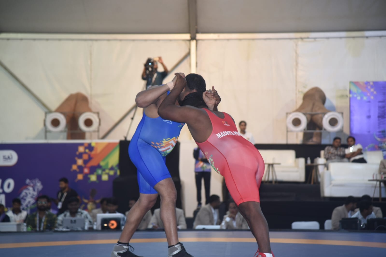 कुश्ती प्रतियोगिता का समापन