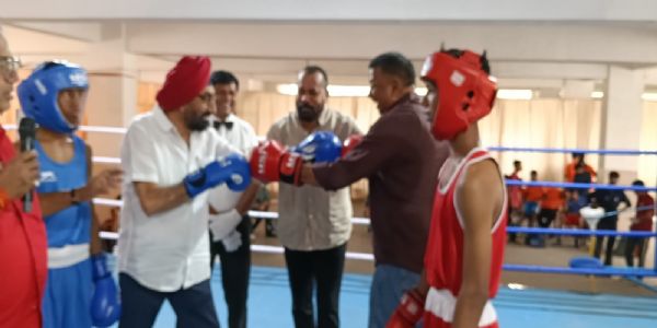 राज्यस्तरीय और 18वां जूनियर बॉक्सिंग प्रतियोगिता शुरू