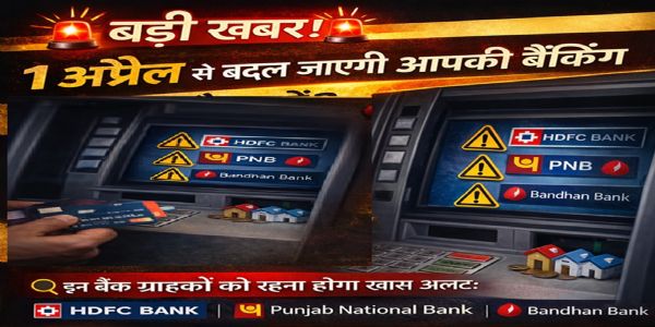 मप्र में इन बैंकों के एटीएम इस्तेमाल करने वालों के लिए एक अप्रैल से बड़ा झटका