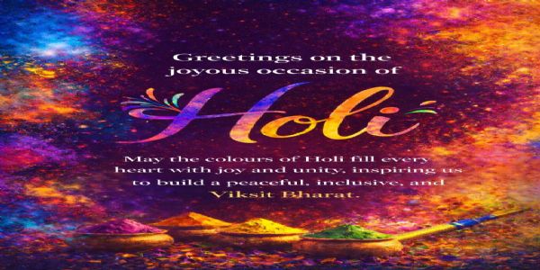 राष्ट्रपति, प्रधानमंत्री सहित शीर्ष नेताओं ने देशवासियों को दी होली की शुभकामनाएं