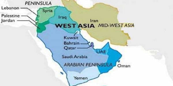 पश्चिम एशिया का मैप पश्चिम एशिया का मैप