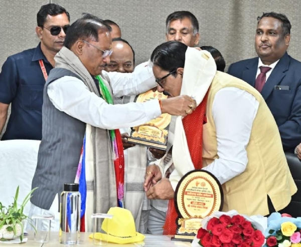 गणेश शंकर मिश्रा राज्य नीति आयोग के उपाध्यक्ष के रूप में पदभार ग्रहण करते हुए