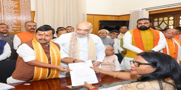 भाजपा अध्यक्ष नितिन नवीन