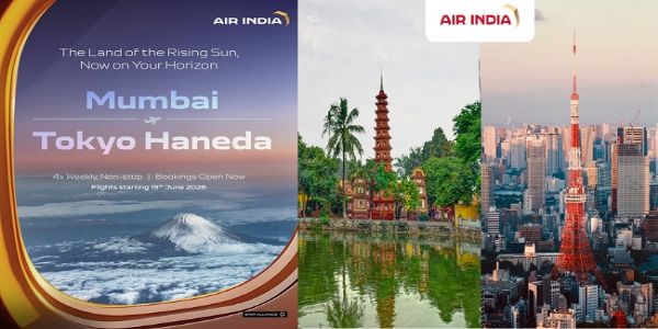 वियतनाम और जापान के लिए सीधी नई उड़ानें शुरू करेगी एयर इंडिया