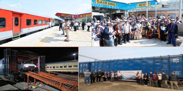 रेल कनेक्टिविटी से मिज़ोरम में निरंतर परिवर्तनकारी बदलाव