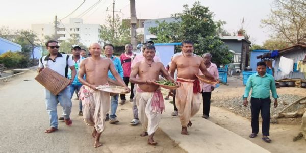 उरांव समाज ने मनाया खद्दी फग्गू सरहुल