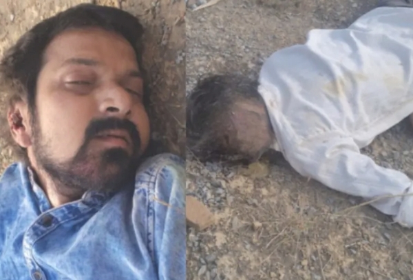 घायल युवक और बाइक