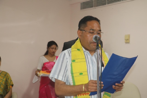 बीटीसी कार्यकारी परिषद में तीन नए कार्यकारी सदस्यों ने ली शपथ।