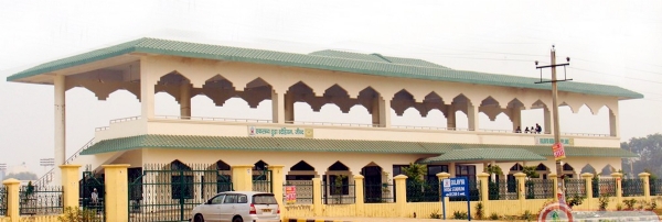 एकलव्य स्टेडियम।