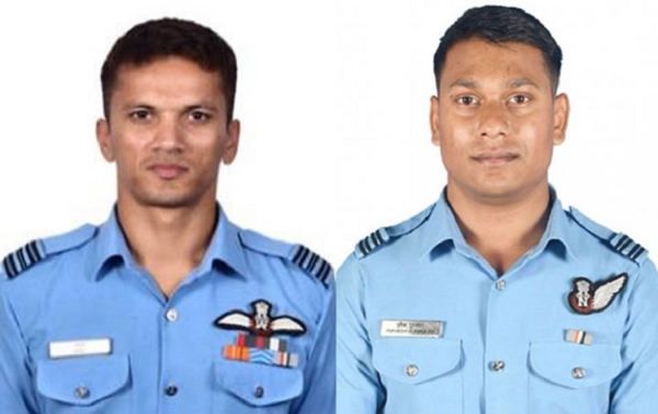 असमः सुखोई-30 एमकेआई फाइटर जेट क्रैश हादसे में जान गंवाने वाले दोनों पायलटों की तस्वीर