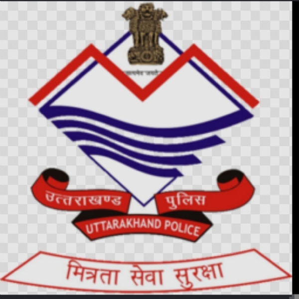 उत्तराखंड पुलिस लोगो।