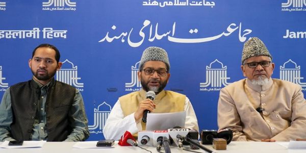 ओखला के जामिया नगर स्थित जमात-ए-इस्लामी हिंद के मुख्यालय में आयोजित मासिक प्रेस कांफ्रेंस