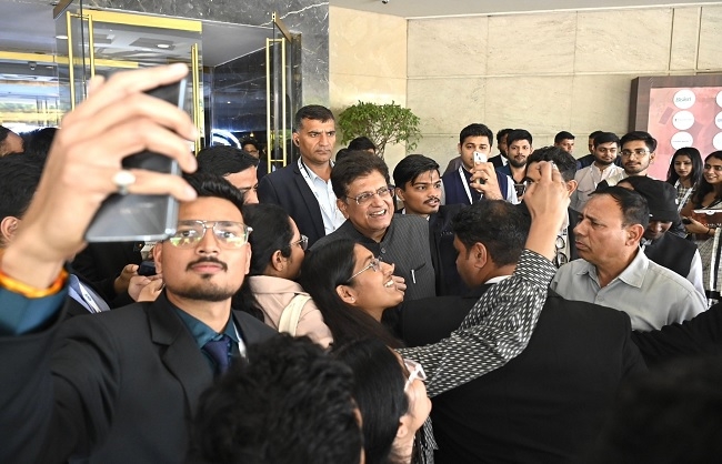 रायसीना संवाद 2026 को संबोधित करते पीयूष गोयल