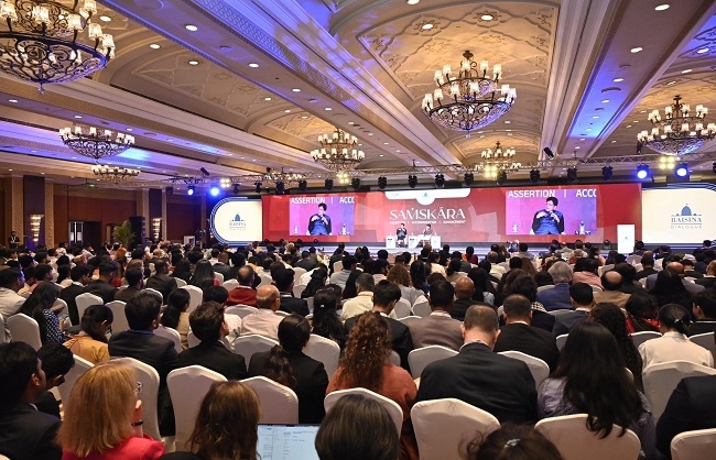 रायसीना संवाद 2026 को संबोधित करते पीयूष गोयल