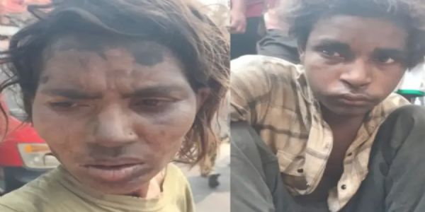 बच्चा चोरी के शक में युवक-युवती से मारपीट