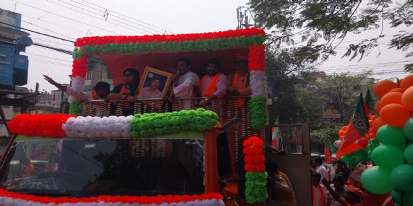 हुगली में भाजपा की परिवर्तन यात्रा को लेकर तनाव, उत्तरपाड़ा में भाजपा–तृणमूल आमने-सामने