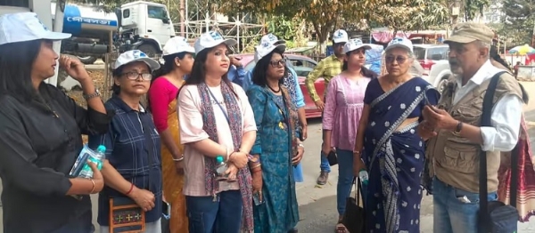 असमः धुबड़ी में अंतरराष्ट्रीय महिला दिवस पर विरासत यात्रा के समापन पर परिचर्चा का दृश्य असमः धुबड़ी में अंतरराष्ट्रीय महिला दिवस पर विरासत यात्रा के समापन पर परिचर्चा का दृश्य