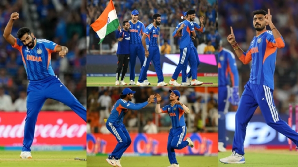 भारत बना टी20 विश्व कप चैंपियन, न्यूजीलैंड को 96 रन से हराकर तीसरी बार जीता खिताब भारत बना टी20 विश्व कप चैंपियन, न्यूजीलैंड को 96 रन से हराकर तीसरी बार जीता खिताब