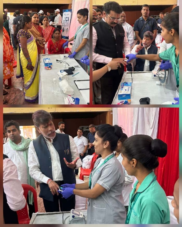 अंतरराष्ट्रीय महिला दिवस पर कोंटीनेंटल हॉस्पिटल ने लगाया स्वास्थ्य शिविर