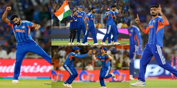 भारत बना टी20 विश्व कप चैंपियन, न्यूजीलैंड को 96 रन से हराकर तीसरी बार जीता खिताब