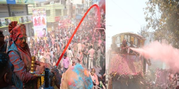 रंगपंचमी गेर में शामिल हुए मुख्यमंत्री डॉ मोहन यादव