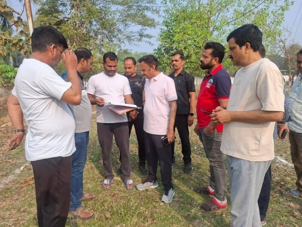 रीवाः उप मुख्यमंत्री शुक्ल ने झलबदरी तालाब सौन्दर्यीकरण कार्य का किया निरीक्षण