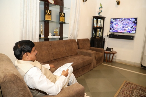 मुख्यमंत्री डॉ. यादव ने टी-20 वर्ल्ड कप मुकाबला जीतने पर दी भारतीय क्रिकेट टीम और राष्ट्रवासियों को बधाई मुख्यमंत्री डॉ. यादव ने टी-20 वर्ल्ड कप मुकाबला जीतने पर दी भारतीय क्रिकेट टीम और राष्ट्रवासियों को बधाई