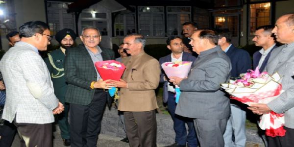 कविन्द्र गुप्ता शिमला पहुंचे, मंगलवार को हिमाचल प्रदेश के 30वें राज्यपाल के रूप में लेंगे शपथ