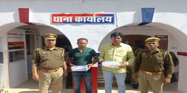 पेट्रोल के पैसे मांगने पर मारपीट एवं फायरिंग करने वाले दो हमलावर गिरफ्तार