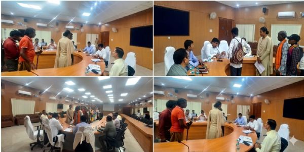 कोरबा कलेक्टर जनदर्शन में सुनी गईं जनसमस्याएं