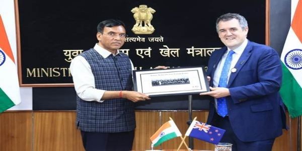 भारत–न्यूजीलैंड ने खेल सहयोग बढ़ाने पर की चर्चा, 2026 में खेल संबंधों के 100 वर्ष पूरे