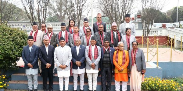 नेपाल की संघीय संसद के नवनिर्वाचित सदस्यों को शपथ दिलाई गई