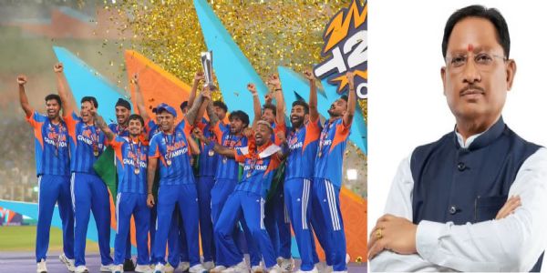 टी20 विश्वकप में भारत की ऐतिहासिक जीत पर छत्तीसगढ़ के मुख्यमंत्री साय ने दी बधाई