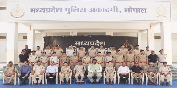 मध्य प्रदेश पुलिस अकादमी में परिवहन उप निरीक्षक बैच के प्रशिक्षु अधिकारियों का प्रशिक्षण शुरू
