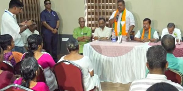 भाजपा के राष्ट्रीय अध्यक्ष नितिन नवीन कन्नूर में पार्टी के शहीद कार्यकर्ताओं के परिजनों के बीच