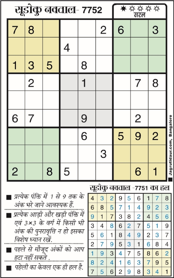 सुडोकू : 02 अप्रैल, 2026