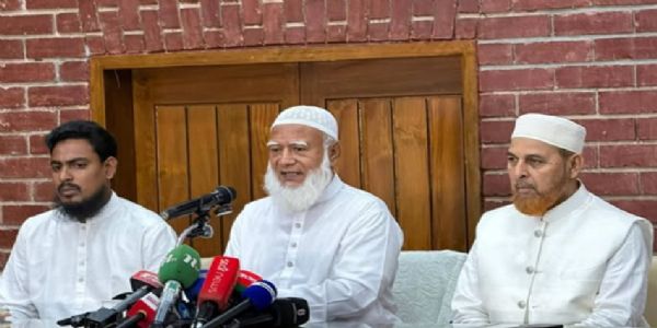 बांग्लादेश जमात-ए-इस्लामी के अमीर और संसद में विपक्ष के नेता शफीकुर रहमान संवाददाता सम्मेलन में। फोटो - द डेली स्टार बांग्लादेश जमात-ए-इस्लामी के अमीर और संसद में विपक्ष के नेता शफीकुर रहमान संवाददाता सम्मेलन में। फोटो - द डेली स्टार