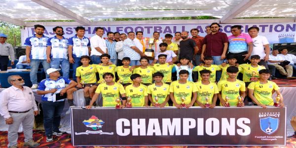 जोधपुर एकेडमी बनी चैंपियन, रोमांचक पेनाल्टी शूटआउट में झुंझुनू को हराया, U-20 स्टेट फुटबॉल कप का समापन