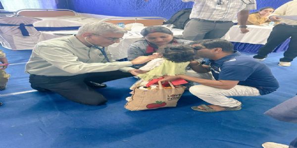 जन्मजात हृदय रोग शिविर में 126 बच्चों की जांच