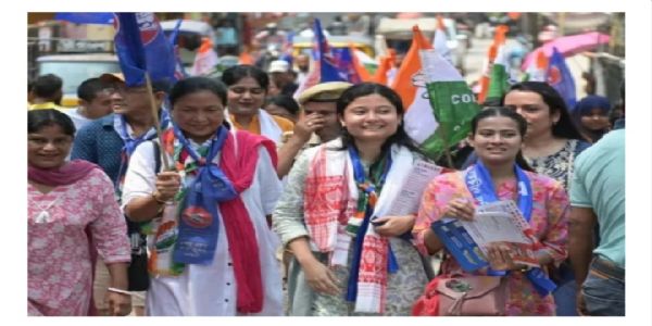 एजेपी उम्मीदवार कुंकी चौधरी को पानबाजार थाने का समन