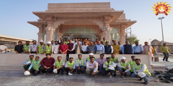 श्री रामजन्मभूमि में विग्रह के पूर्व स्थान पर ज्योति स्थापित हुई