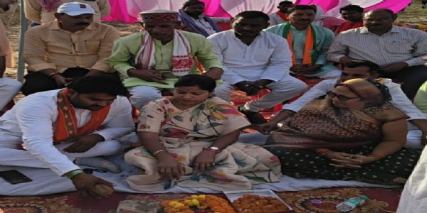 गोगांव में 7 करोड़ की परियोजना का शिलान्यास, गंगा कटान से मिलेगी राहत