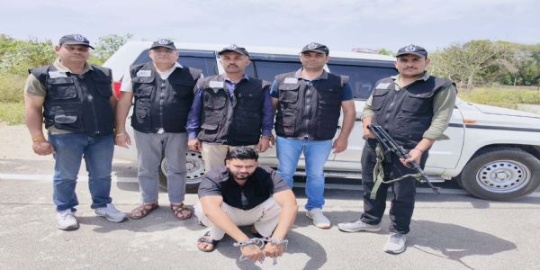 गुरुग्राम: कुख्यात गैंगस्टर साहिल चौहान को थाईलैंड से डिपोर्ट करके लाई हरियाणा एसटीएफ