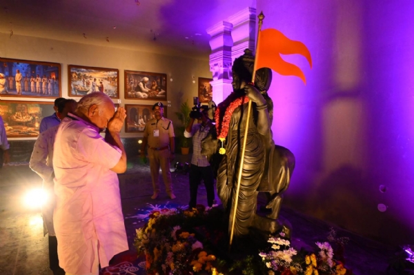 कंदकुर्ती में श्री केशव स्फूर्ति मंदिर का लोकार्पण कंदकुर्ती में श्री केशव स्फूर्ति मंदिर का लोकार्पण