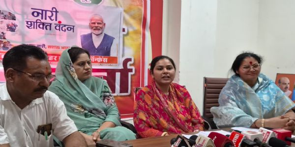 नारी शक्ति वंदन अधिनियम महिला सशक्तिकरण का मील का पत्थर : भाजपा प्रदेश मंत्री अपूर्वा सिंह चौहान
