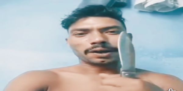 सोशल मीडिया पर चाकू लहराकर धमकी देने वाले आरोपी के खिलाफ केस दर्ज