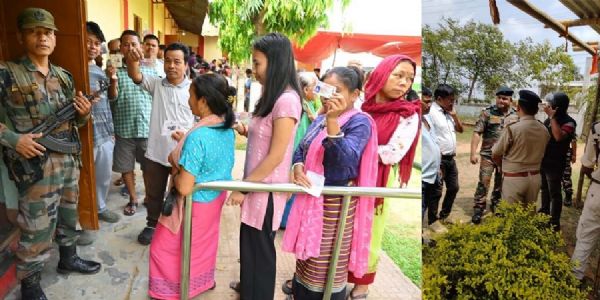 टीटीएएडीसी चुनाव: शाम 5 बजे तक 83 प्रतिशत वोटिंग, सिपाहिजला के एक बूथ पर 16 तारीख को दोबारा मतदान